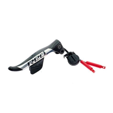 Gros plan sur les leviers SRAM eTap avec les palettes de changement de vitesse