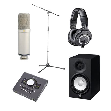 Schéma d'un home studio avec les principaux composants