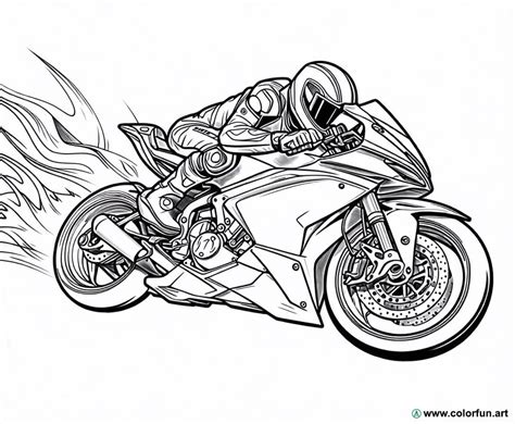 Photo d'une moto de course avec des pièces Malossi