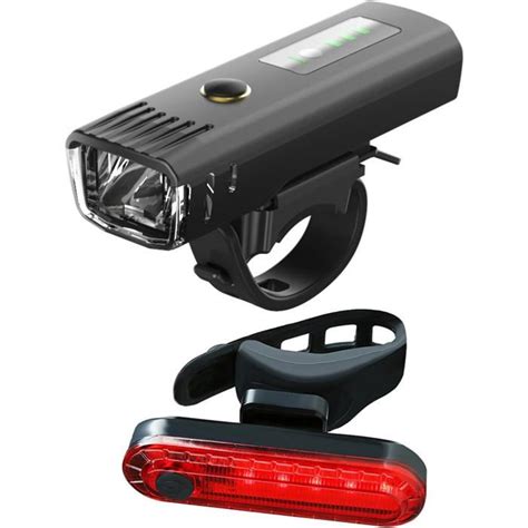 Comparaison de différents types d'éclairages de vélo : avant, arrière, LED, dynamo.