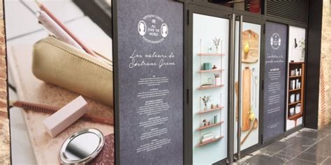 Exemple de stickers vitrine pour un commerce de bouche