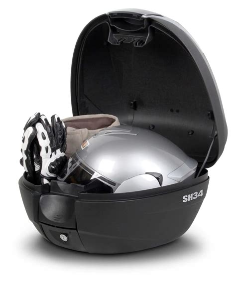 Photo d'une moto Keeway RK équipée d'un top case SHAD SH34