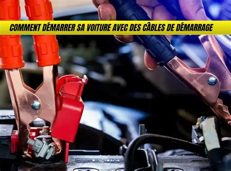 Utilisation de câbles de démarrage entre une voiture et une moto