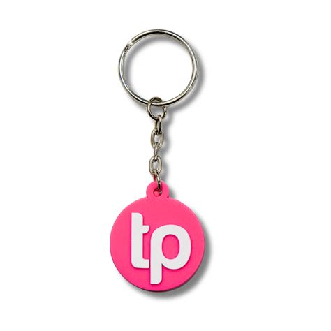 Porte-clés PVC 3D avec logo en relief