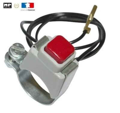 Bouton poussoir pour avertisseur de cyclomoteur Peugeot