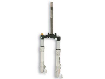 Schéma technique de la fourche Malossi F33S avec indication des composants principaux