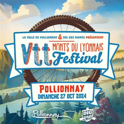 Photo panoramique des Monts du Lyonnais avec des cyclistes en VTT