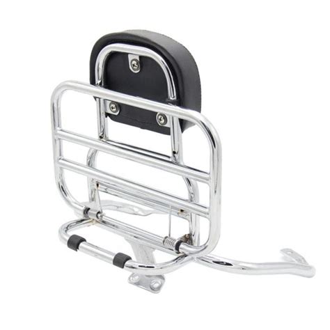 Porte-bagages arrière chromé pliable pour Vespa GTS