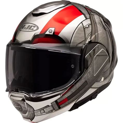 Casque HJC AT4.0 CARBON - Marvel's Iron Man avec détails caractéristiques