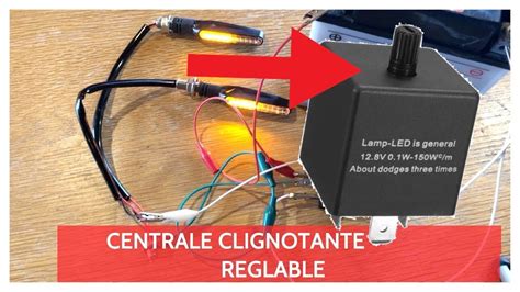 Photo d'un relais clignotant et d'une ampoule de moto