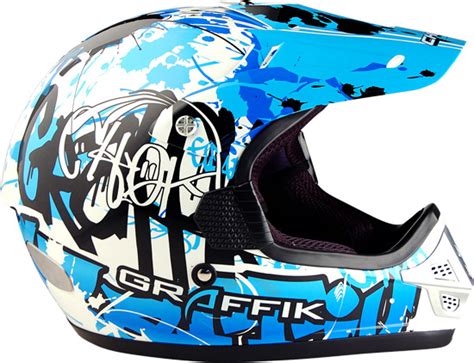 Casque cross Chok Graffik avec ses lignes dynamiques