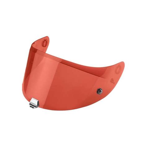 Illustration de la visière rouge HJC IS-17 montée sur un casque HJC.