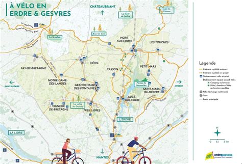 Carte des pistes cyclables autour d'Armentières