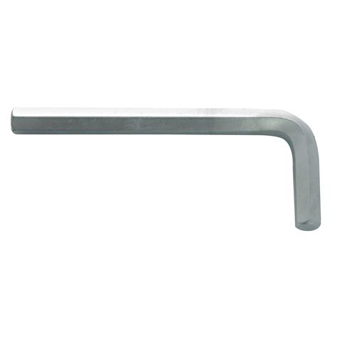 Photo d'une clé Allen de grande taille (14mm ou 15mm) posée à côté d'un axe de roue de moto.