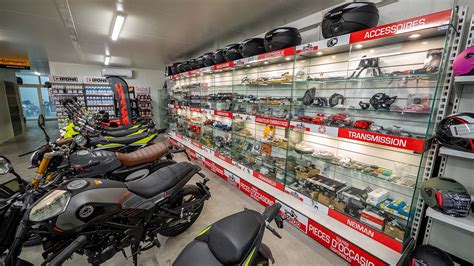 Gamme de pièces détachées de motos d'occasion