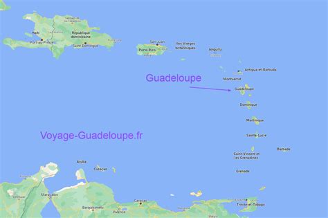 Carte montrant la couverture géographique des chaînes ATV (Martinique, Guadeloupe, Guyane).