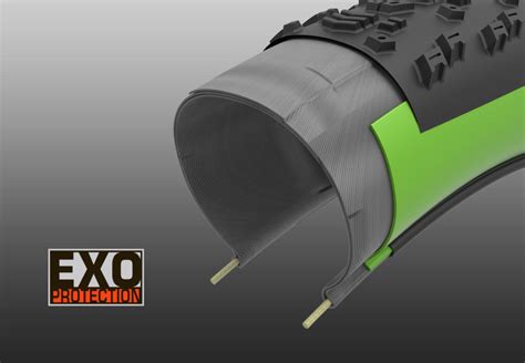 Schéma comparatif des carcasses Maxxis Exo, Exo+, DoubleDown