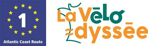Panneau de signalisation de La Vélodyssée avec le logo EuroVelo 1
