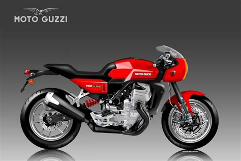 Vue latérale de la Moto Guzzi Le Mans 1000