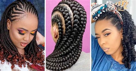 Schéma montrant des exemples de coiffures adaptées pour motardes : queue de cheval basse et différentes types de tresses.