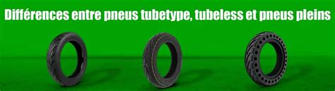 Infographie comparant les pneus Tubeless et Tubetype