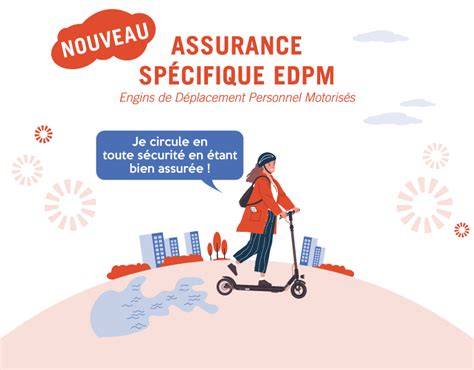 Exemple de vignette d'assurance pour EDPM à apposer sur la trottinette.