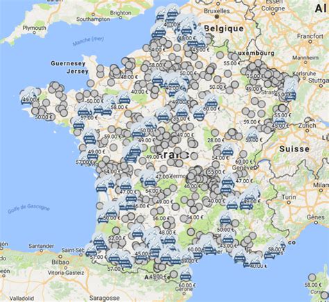Carte interactive des centres de contrôle technique pour scooters en Île-de-France