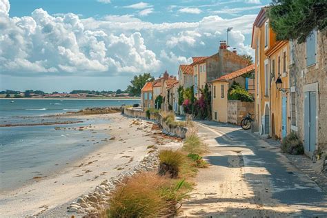 Vue de l'Île de Ré hors saison, avec ses maisons traditionnelles et ses paysages côtiers