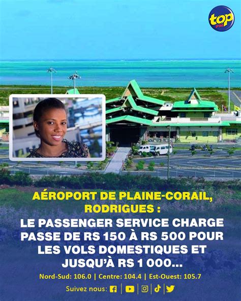 Aéroport de Plaine Corail à Rodrigues