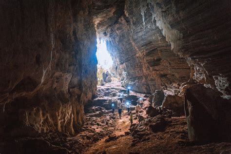 Intérieur de la grotte de Caverne Patate à Rodrigues