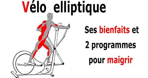 Infographie comparant l'impact articulaire du vélo elliptique avec la course à pied et le vélo classique.