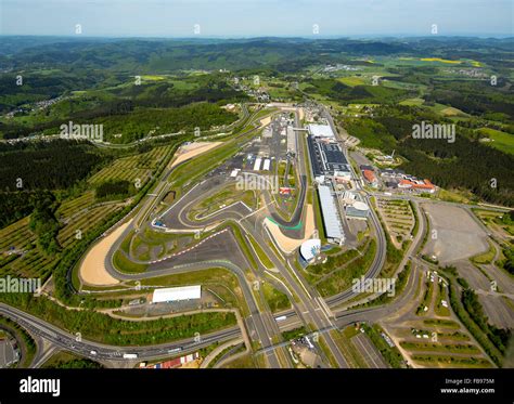 Vue aérienne du circuit du Nürburgring