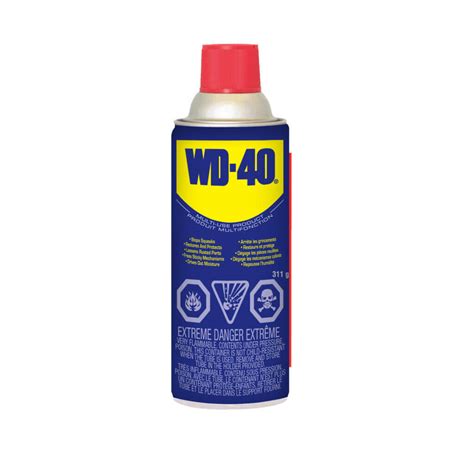 Application de WD40 pour faciliter le retrait d'un grip