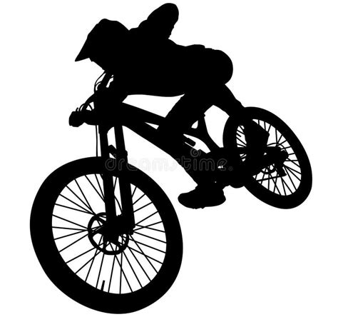 Illustration stylisée d'une moto de cross effectuant un saut au-dessus d'un obstacle rocheux, typique du jeu Enduro Racer.