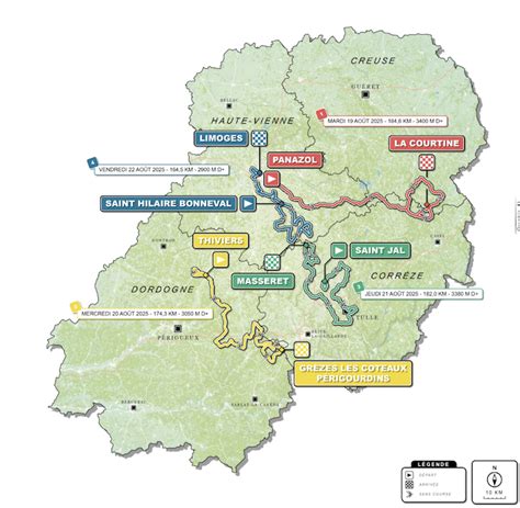 Carte du Bike Park Limousin indiquant les différentes pistes et services.