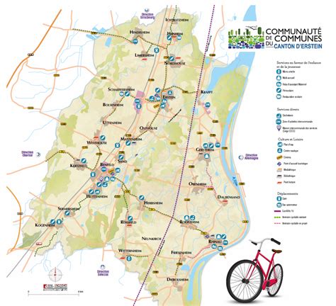 Carte des pistes cyclables et des aménagements de sécurité à Noyal-Châtillon-sur-Seiche