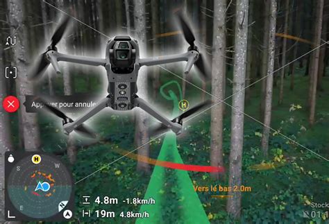 Schéma explicatif de la fonction Return To Home (RTH) sur un drone