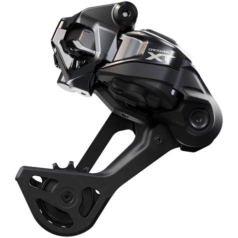 Vue latérale du dérailleur arrière Shimano Deore XT 12 vitesses