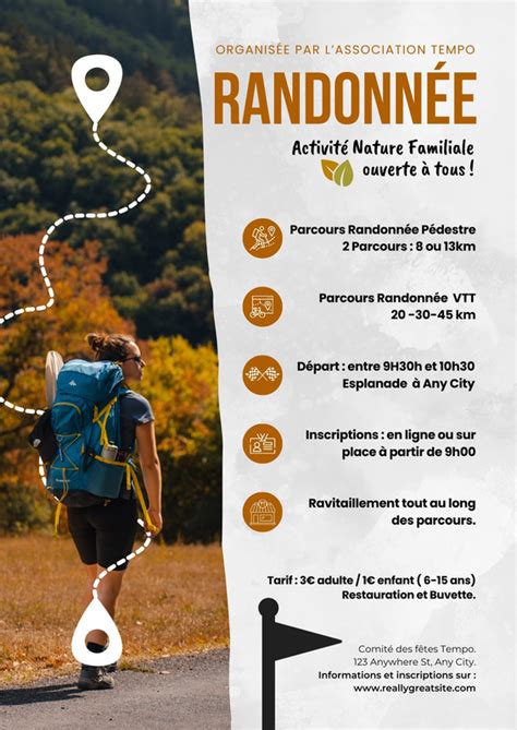 Affiche de la 16ème Randonnée du Confluent