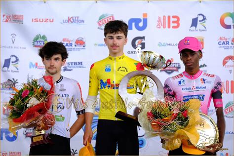 Cycliste junior, podium