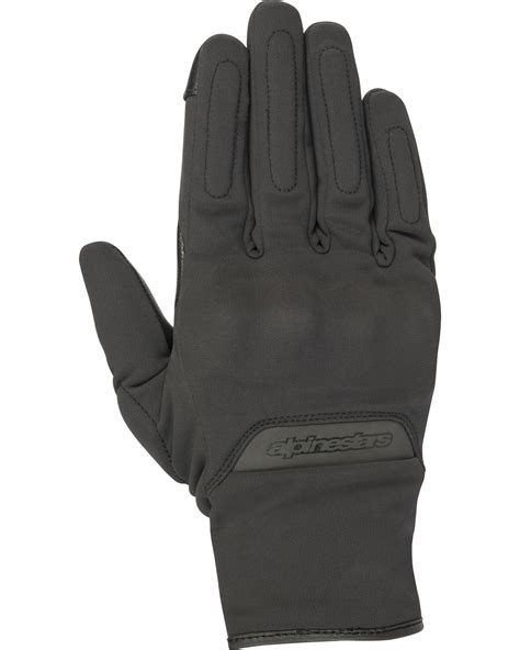 Gros plan sur le doigt tactile des gants Alpinestars C-1 v2 Windstopper