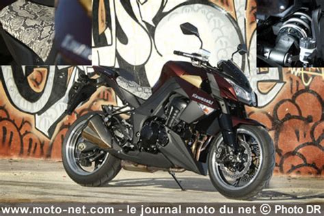 Indicateur de puissance sur un banc d'essai pour une Z1000 modifiée