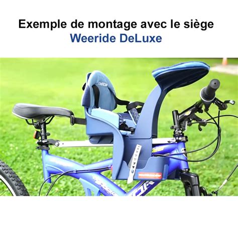 Schéma comparatif des systèmes de fixation de siège enfant : sur porte-bagages et sur cadre
