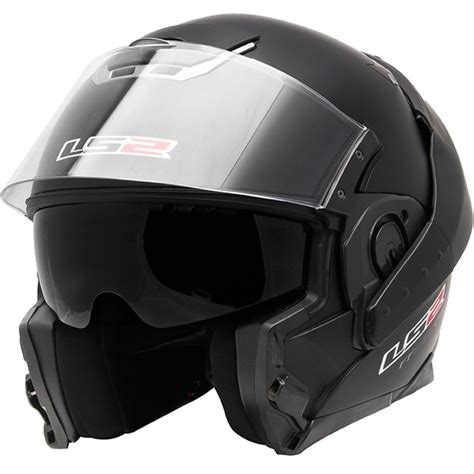 Vue du casque LS2 FF393 Convert en position jet et intégral
