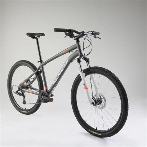 Schéma comparatif des caractéristiques des VTT Rockrider ST 120, EXPL 50 et EXPL 500.