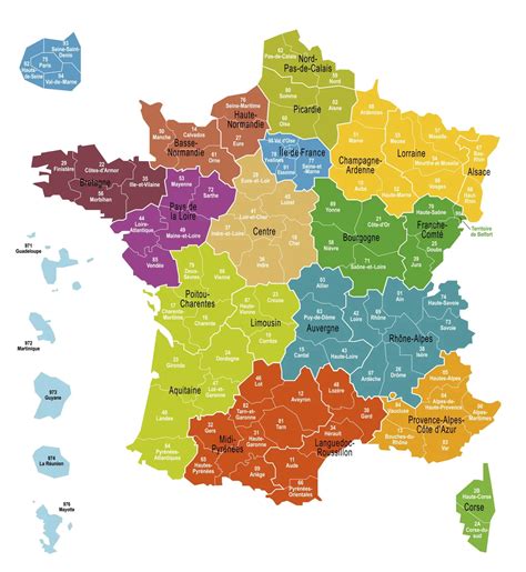 Carte de France avec des points indiquant les centres de montage recommandés par Provence Moto Casse.
