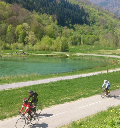 Carte schématique du Tour des Bauges à Vélo