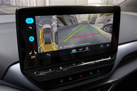 Vue aérienne à 360 degrés générée par le système Area View du Tiguan.