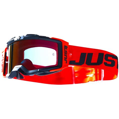 Schéma illustrant le design des lunettes de motocross avec les supports et le coin de sangle exclusif