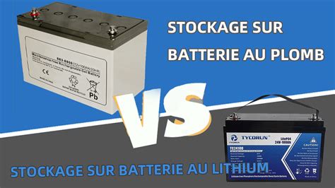 Comparaison visuelle du poids entre une batterie lithium et une batterie au plomb